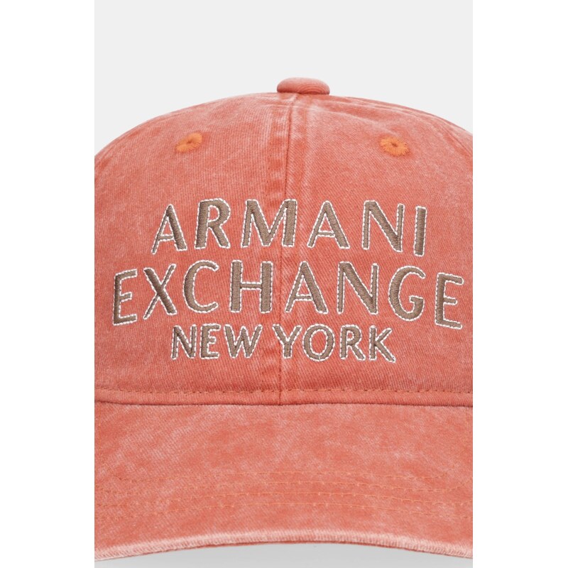 Bavlněná baseballová čepice Armani Exchange
