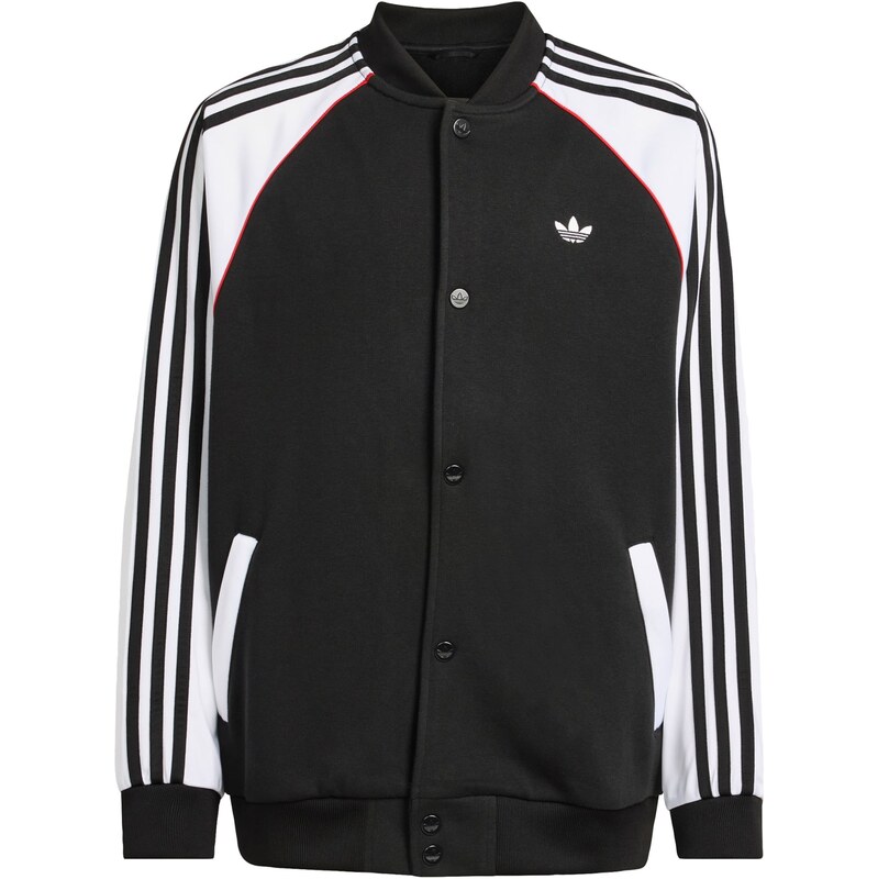 ADIDAS ORIGINALS Mikina SST LOOSE červená / černá / bílá