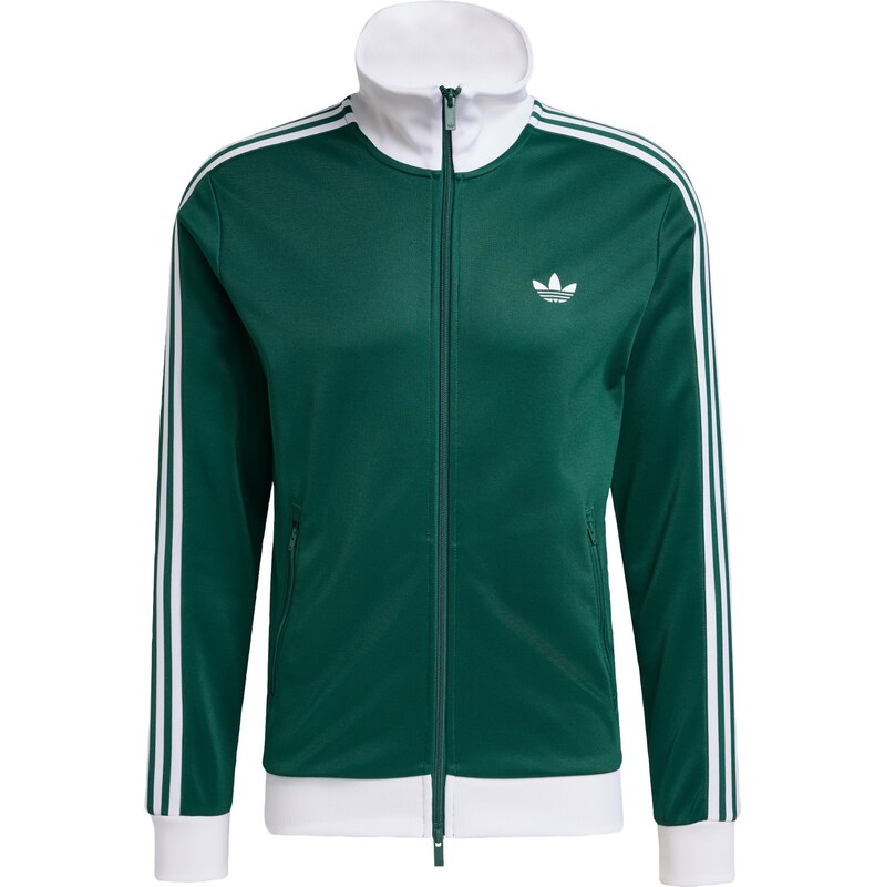 ADIDAS ORIGINALS Mikina Classic tmavě zelená / bílá
