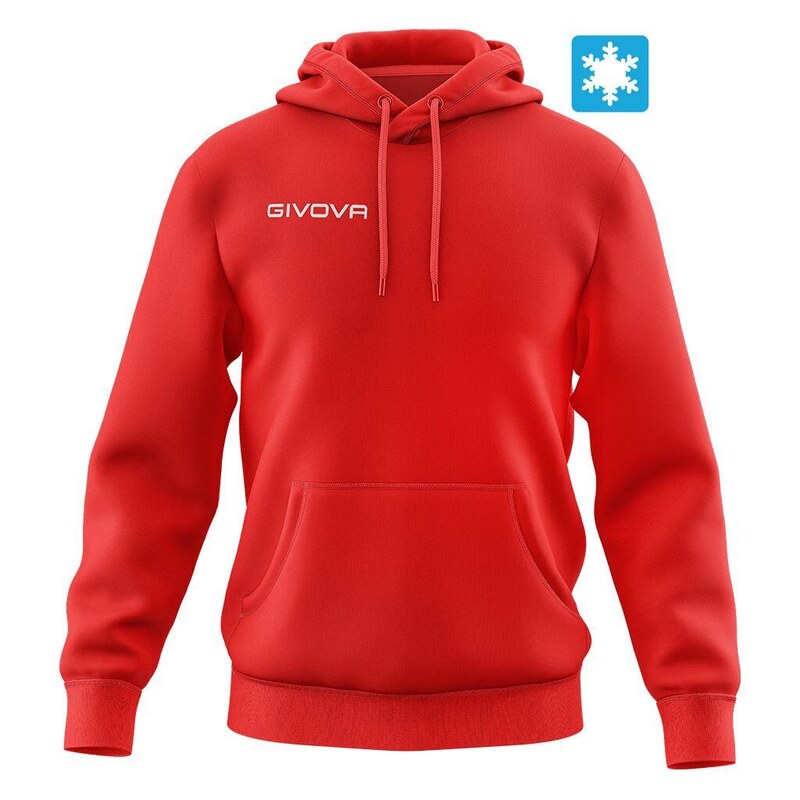 GIVOVA Bavlněná mikina GIVOVA Hoodie Red