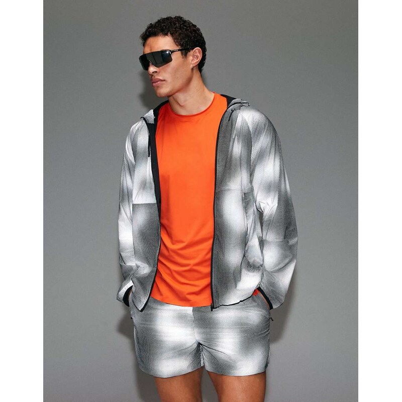 4505 Premium 3 inch woven running short with zip pockets and