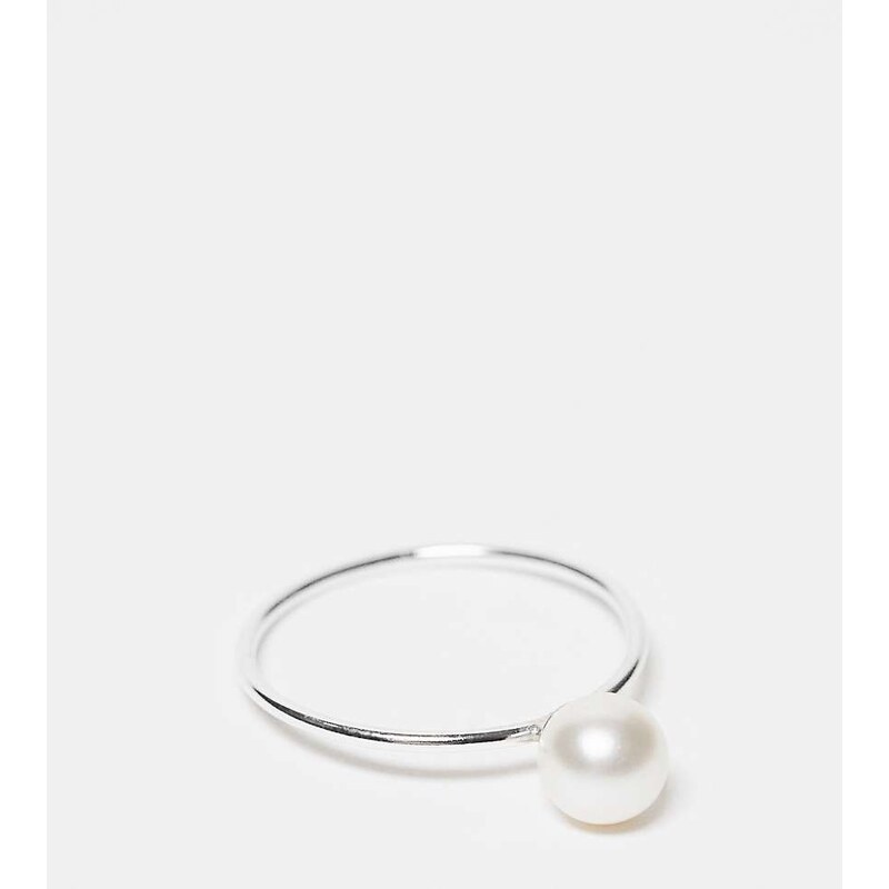 Kingsley Ryan pearl ring in silver 112645821
