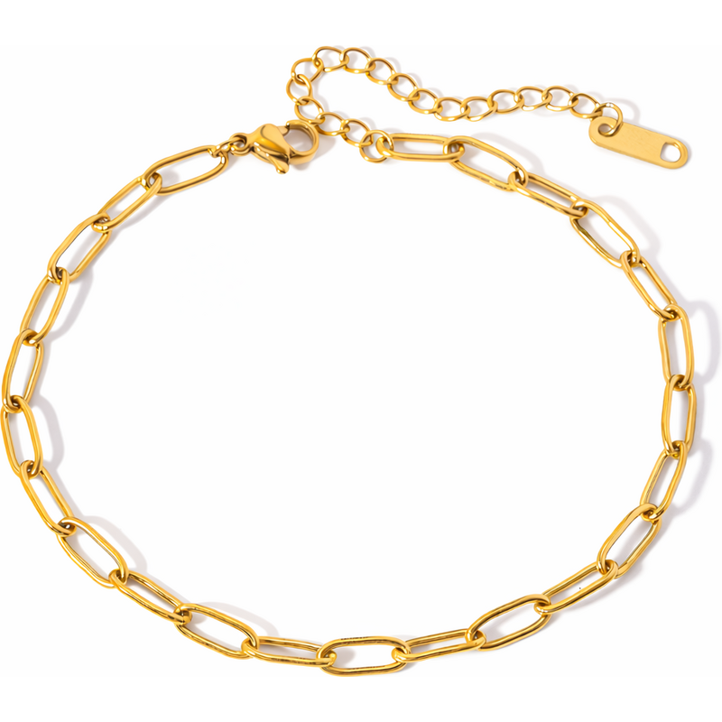 ELENYS Classic Chain – pozlacený náramek 18K žluté zlato 112353554