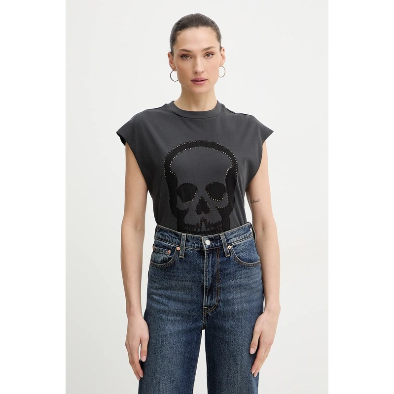 Zadig&Voltaire Bavlněný top ZADIG&VOLTAIRE