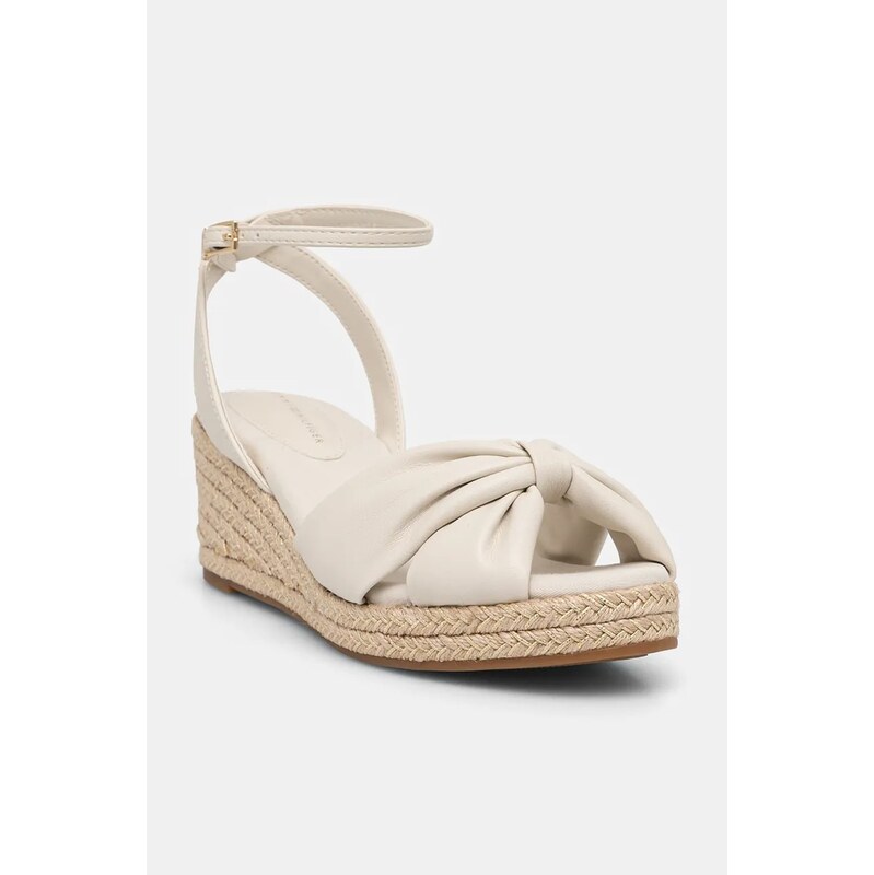 Sandály Tommy Hilfiger TH BOW MID CORK WEDGE