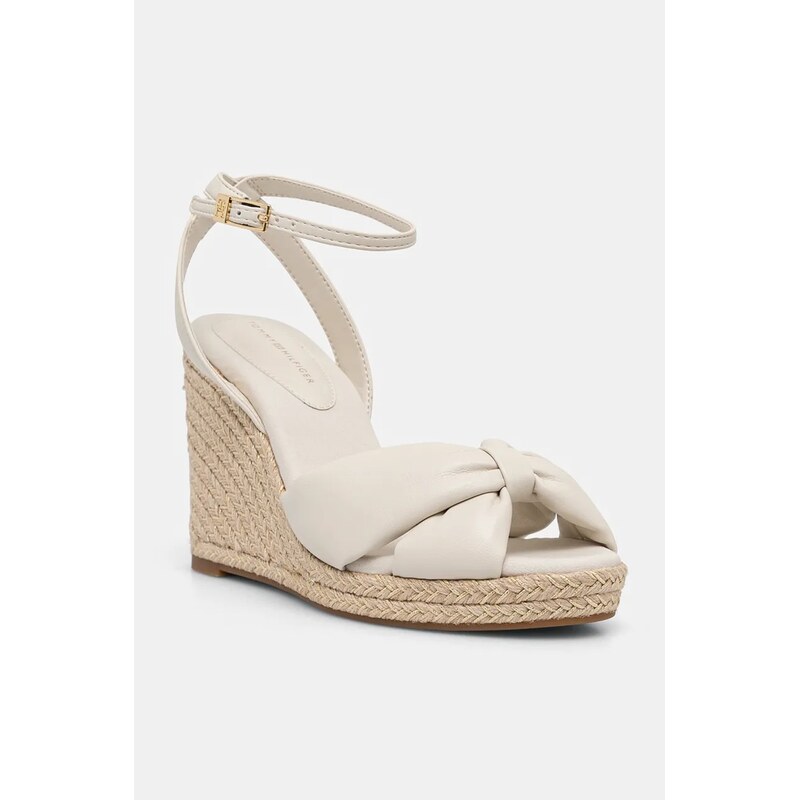 Sandály Tommy Hilfiger TH BOW HIGH CORK WEDG