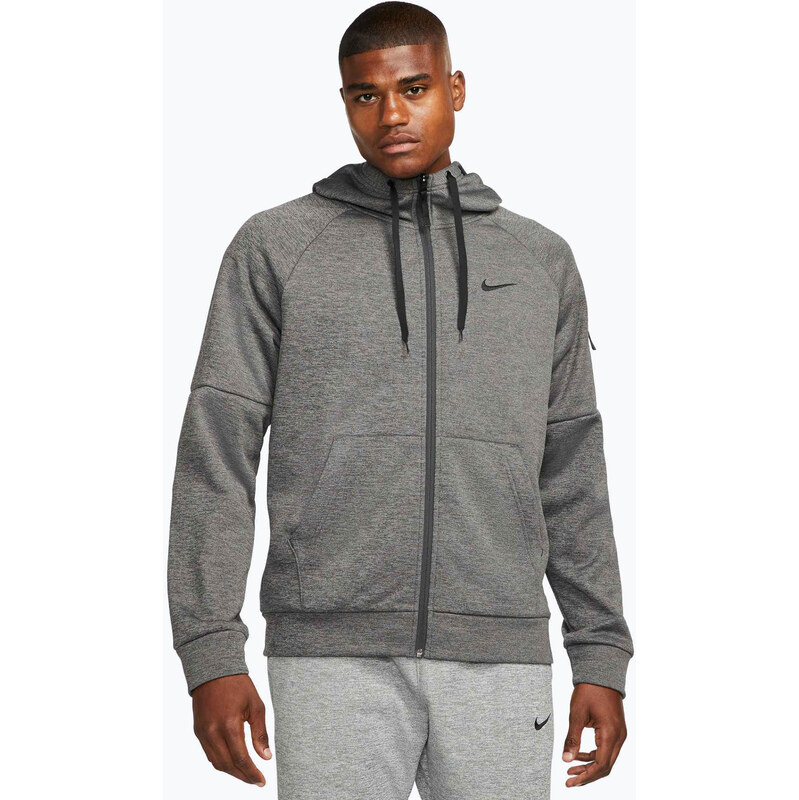 Pánská tréninková mikina Nike Therma Fit Full-Zip charcoal