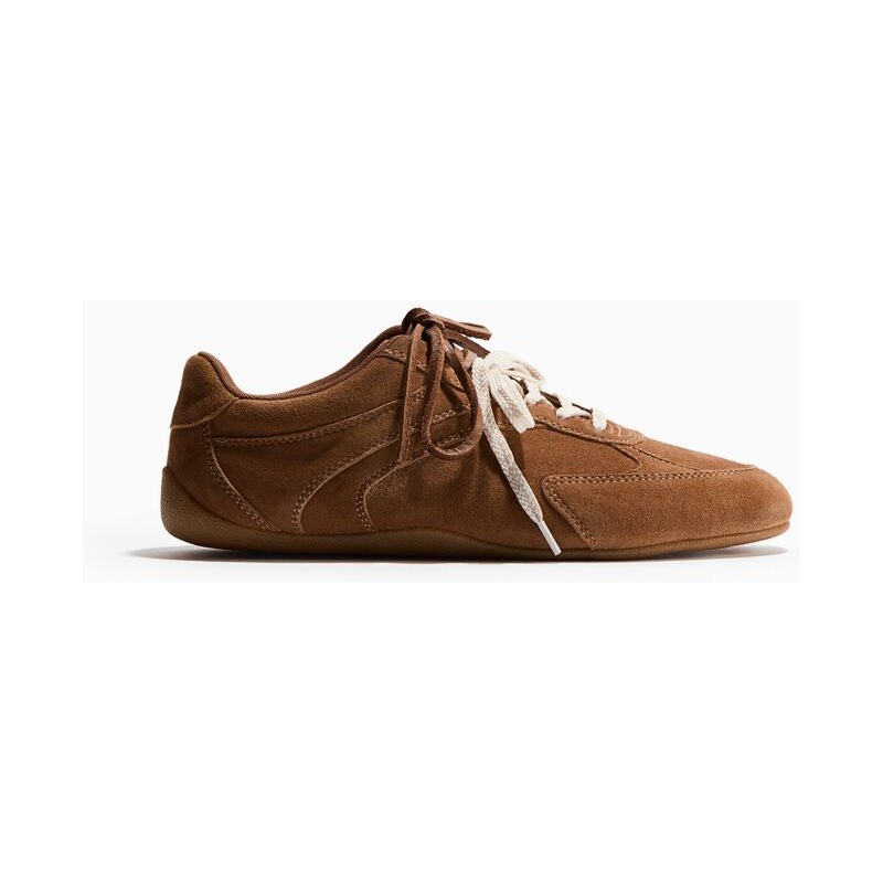 H&M - Semišové tenisky - béžová 112357841