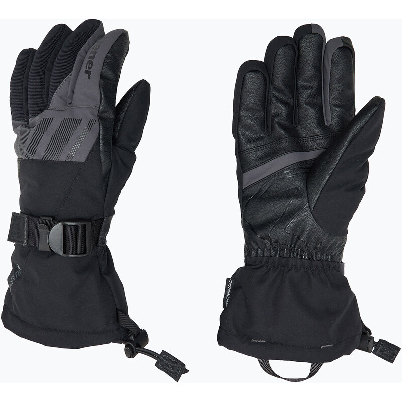 Pánské lyžařské rukavice ZIENER Ghalion Aquashield alpine black