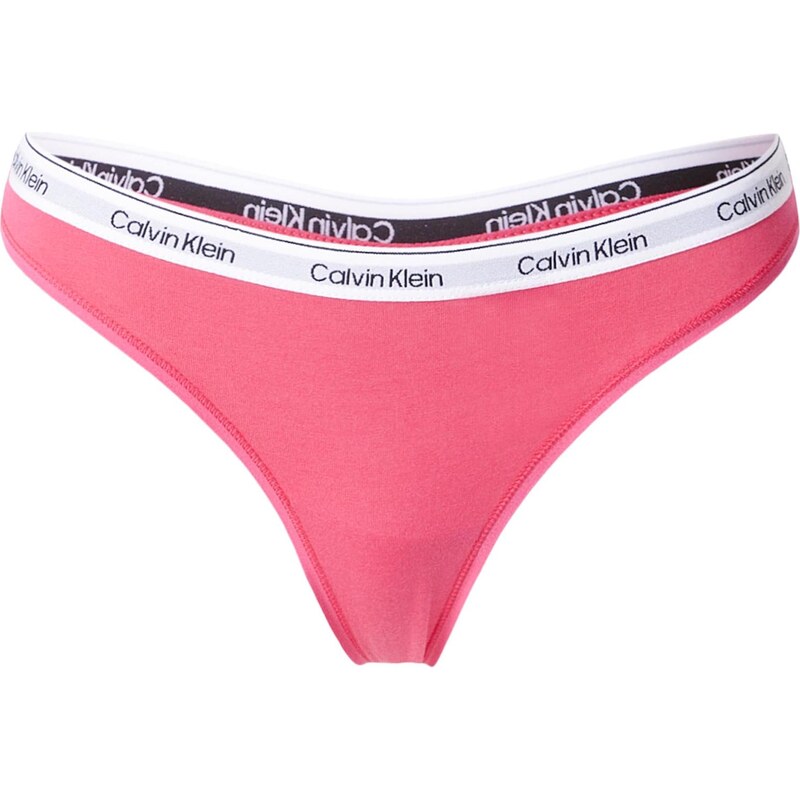 Calvin Klein Underwear Tanga pink / bílá 112363564