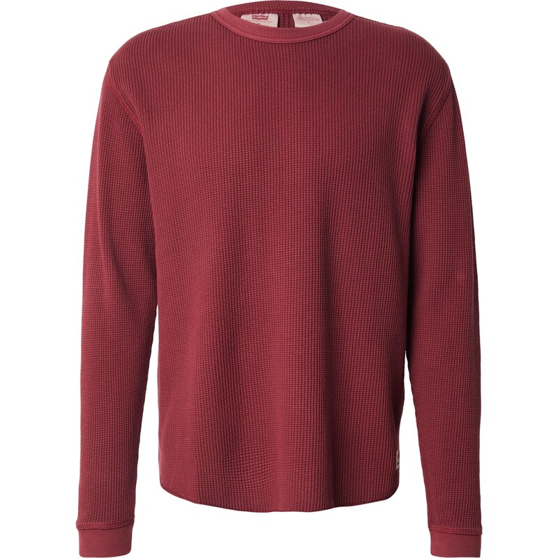 LEVI'S  Tričko 'Long Sleeve Relaxed Thermal Tee' bordó