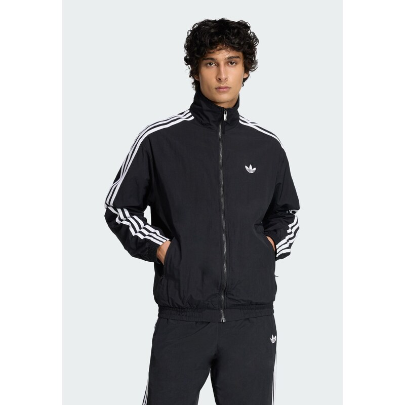 ADIDAS ORIGINALS Přechodná bunda 'Firebird' černá / bílá