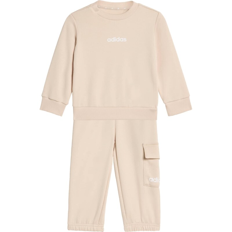 ADIDAS SPORTSWEAR Tepláková souprava Essentials béžová / bílá