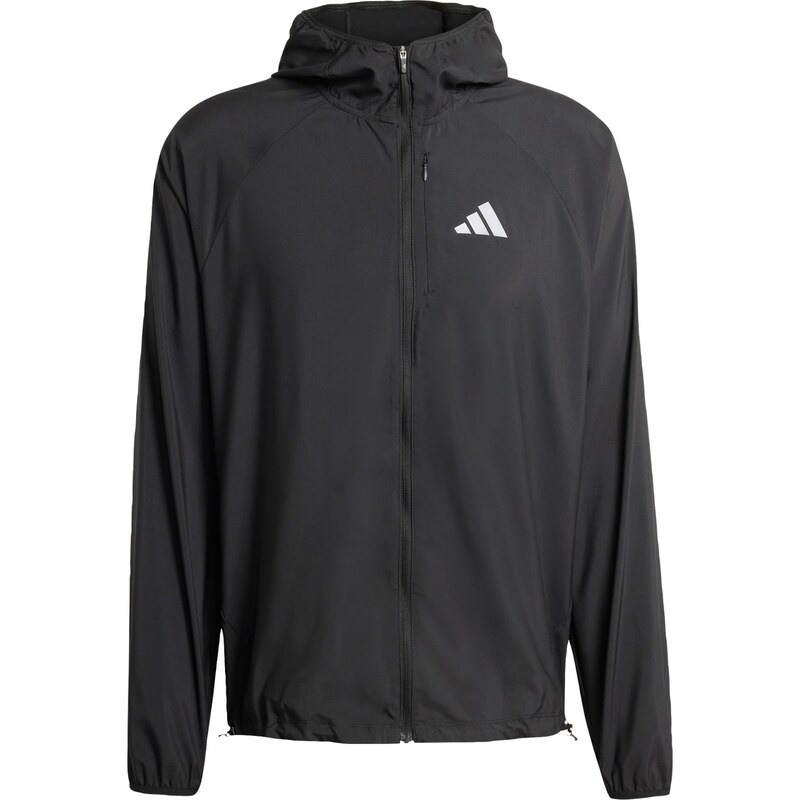 ADIDAS PERFORMANCE Sportovní bunda 'Adi365 Running Essentials' černá / bílá