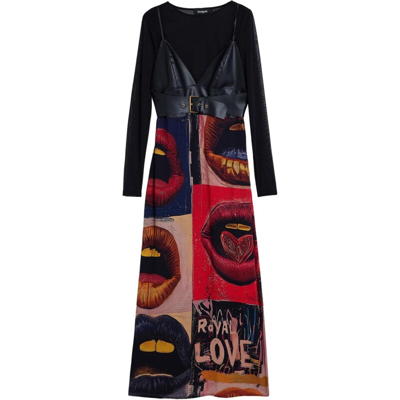 Desigual Šaty mix barev