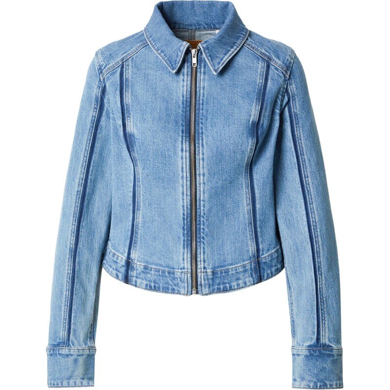LEVIS  Přechodná bunda Shadow Seamed Trucker Jacket modrá