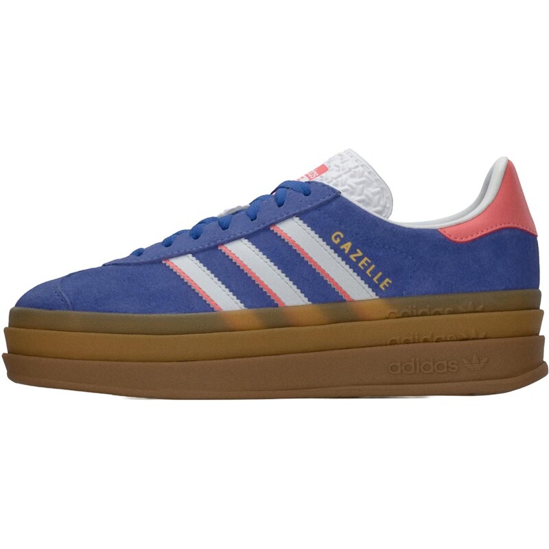 ADIDAS ORIGINALS Tenisky Gazelle modrá / zlatá / korálová / bílá