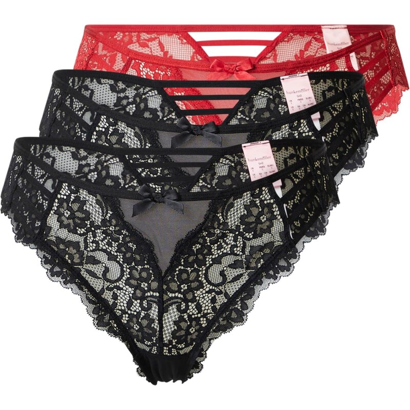 Hunkemöller Kalhotky červená / černá 112364206