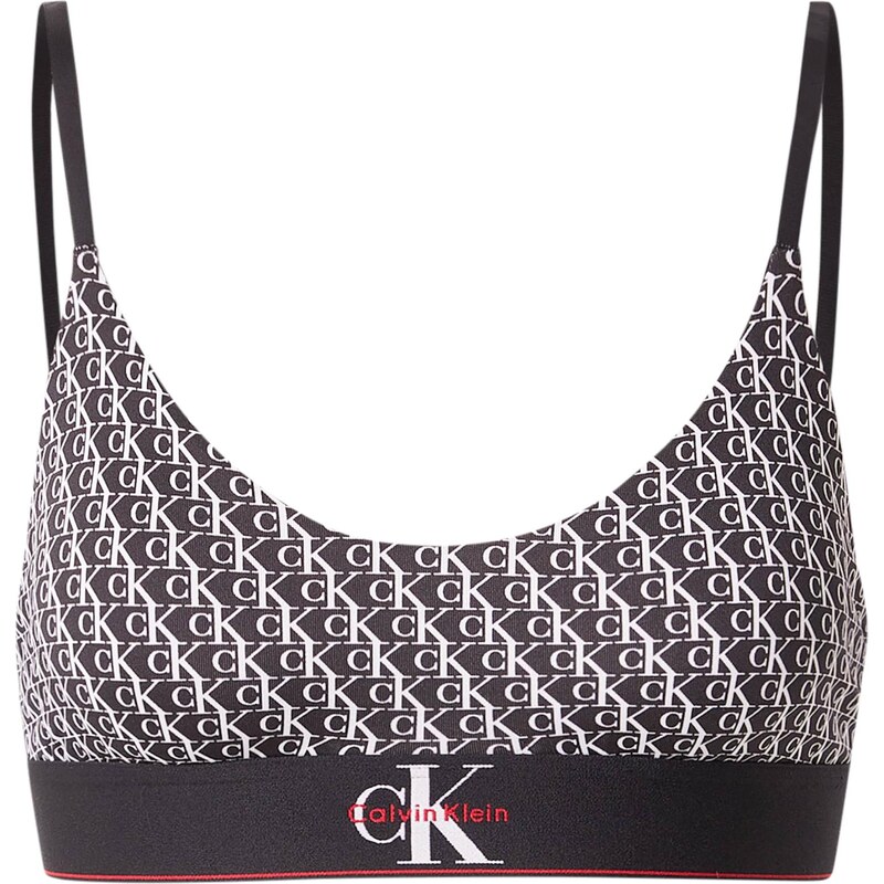 Calvin Klein Underwear Podprsenka červená / černá / bílá 112364211