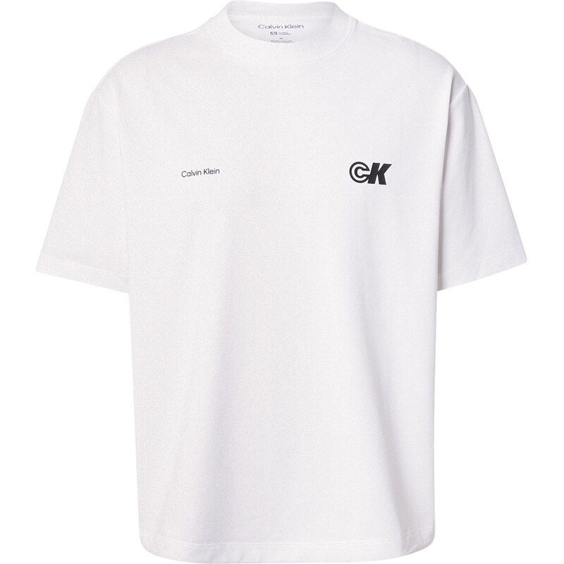 Calvin Klein Tričko černá / bílá