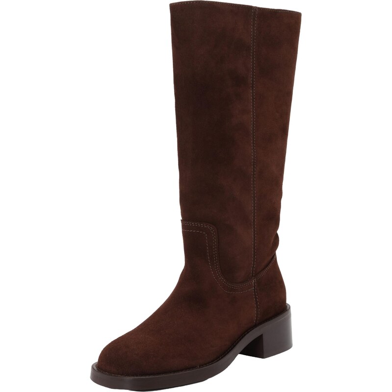STEVE MADDEN Kozačky Riggs-E hnědá