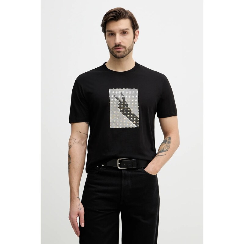 Bavlněné tričko Armani Exchange