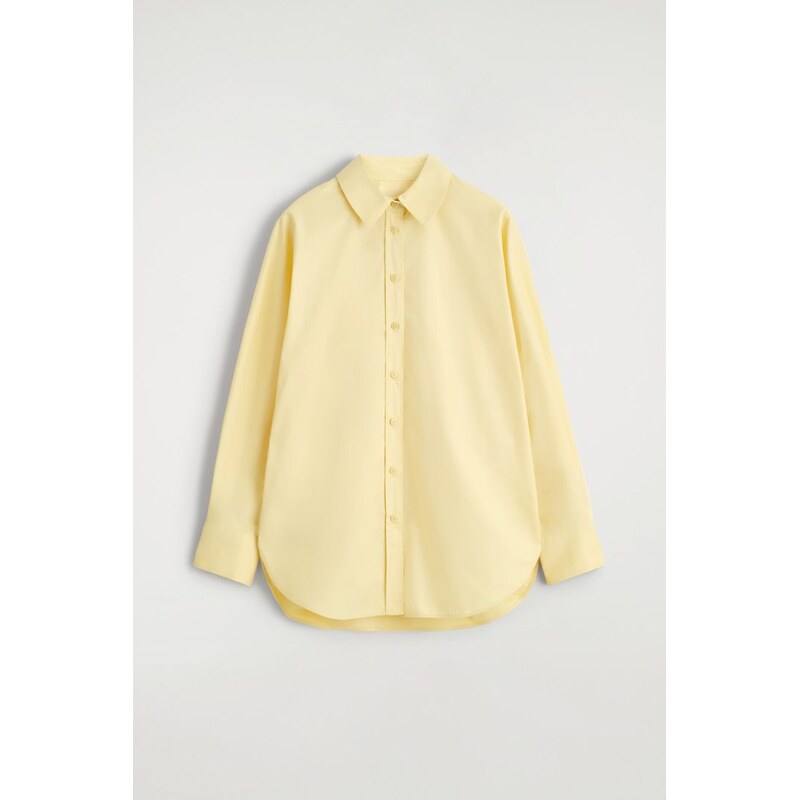 H&M - RELAXED BAVLNĚNÁ KOŠILE - žlutá 112367247