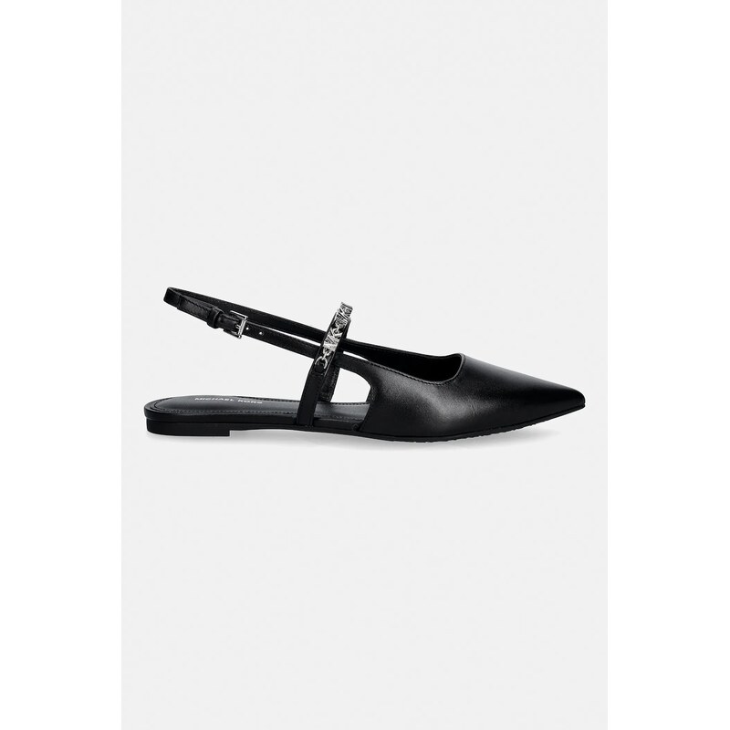 Kožené baleríny MICHAEL Michael Kors Dina Flex Sling Flat