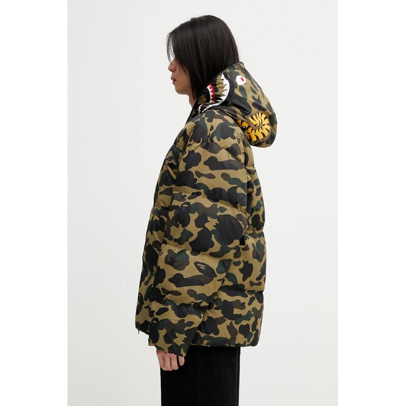 Péřová bunda A Bathing Ape 1st Camo Snowboard Sharkdown