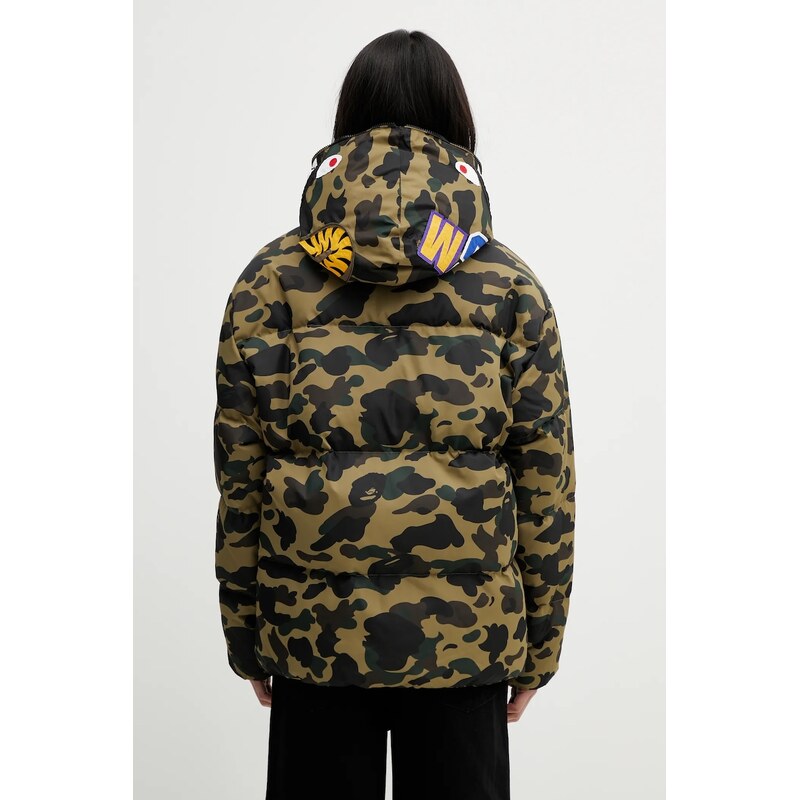 Péřová bunda A Bathing Ape 1st Camo Snowboard Sharkdown