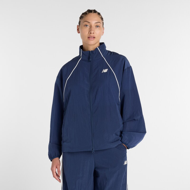 Dámská bunda New Balance WJ6113KSNNY – tmavomodrá