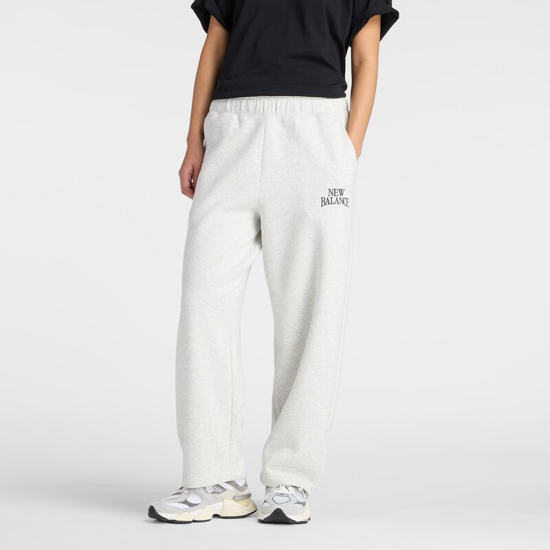 Dámské kalhoty New Balance WB61W1DZAHH – šedé