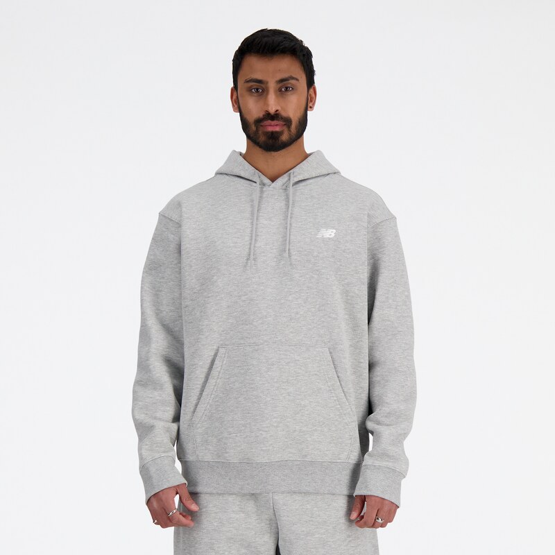 Pánská mikina New Balance MT41511AG – šedé