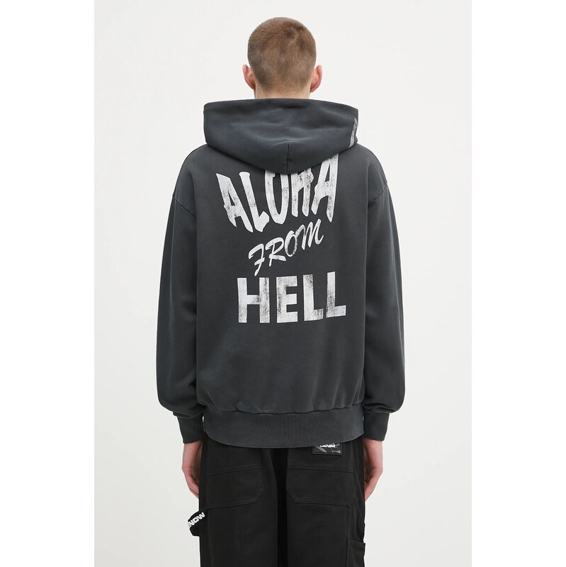 Bavlněná mikina Aries Faded Aloha From Hell Hoodie 112383174