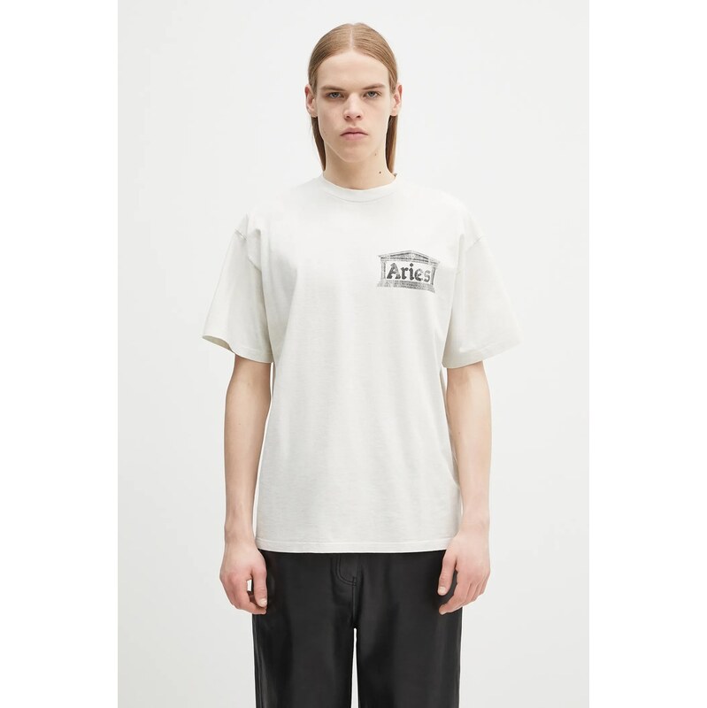 Aries Bavlněné tričko Aries Aged Ancient Temple SS Tee