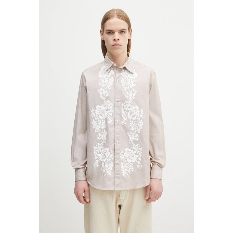 Bavlněná košile Aries Lace Overprinted Poplin Shirt 112383143