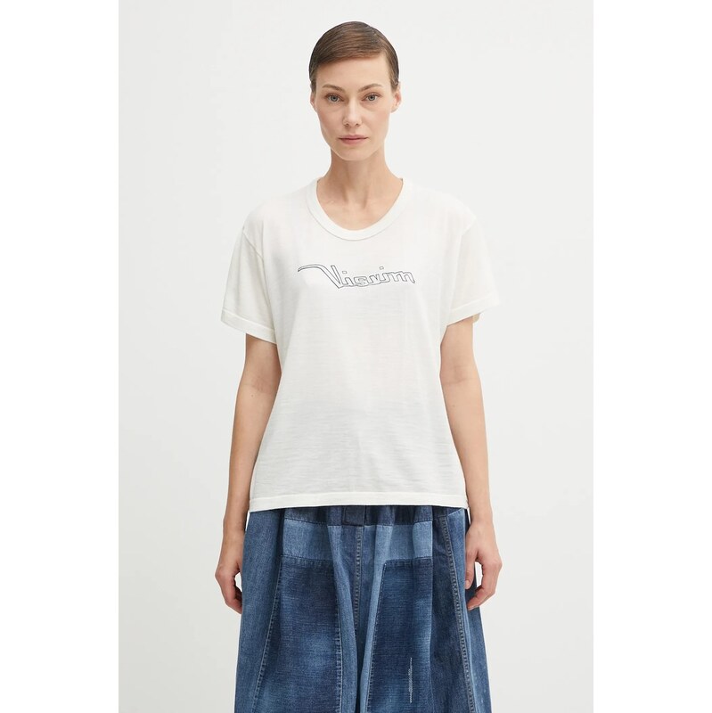 Visvim Vlněné tričko Visvim carree tee s/s