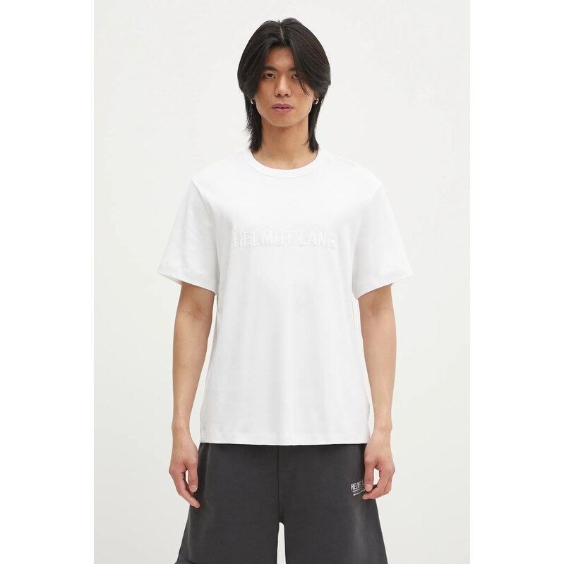 Helmut Lang Bavlněné tričko Helmut Lang Logo Ov Tee.Hvy Ever