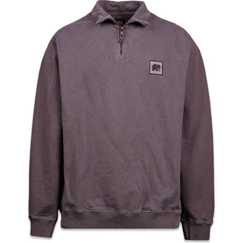 Trendsplant Mikina  SAUCE LOOPBACK  purpurová