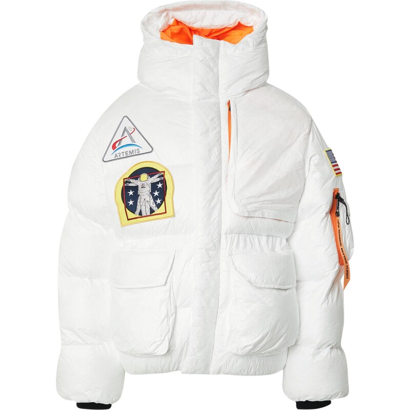 ALPHA INDUSTRIES Zimní bunda Nasa Artemis bílá