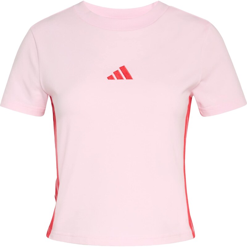 ADIDAS SPORTSWEAR Tričko 'Essentials' růžová / červená