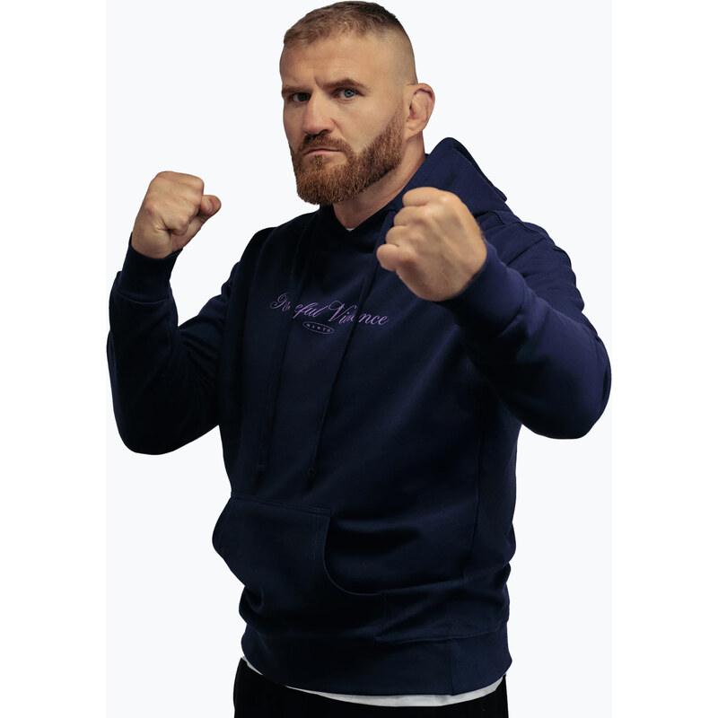 Pánská mikina MANTO Peaceful Violence Hoody dark blue