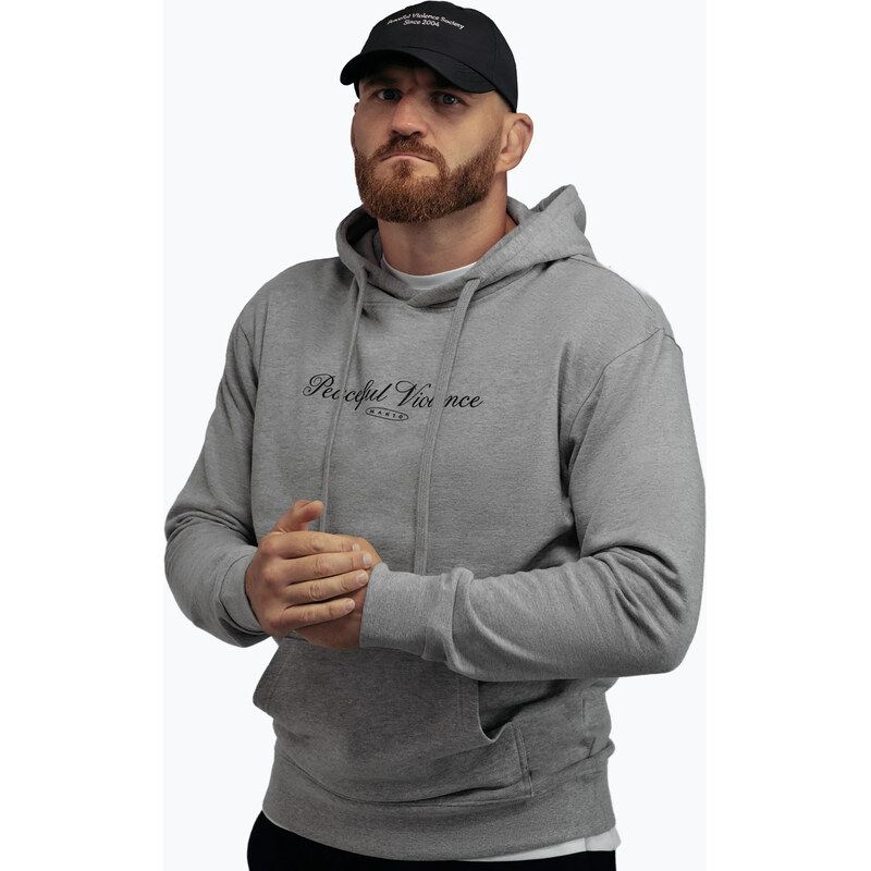 Pánská mikina MANTO Peaceful Violence Hoody grey