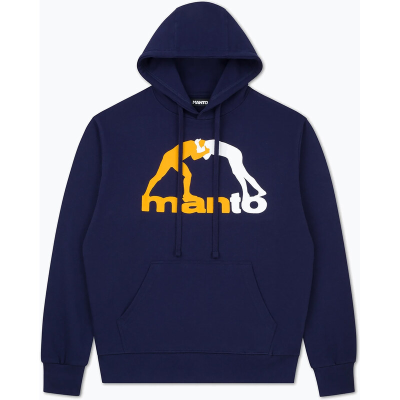 Pánská mikina MANTO Logo Hoody dark blue