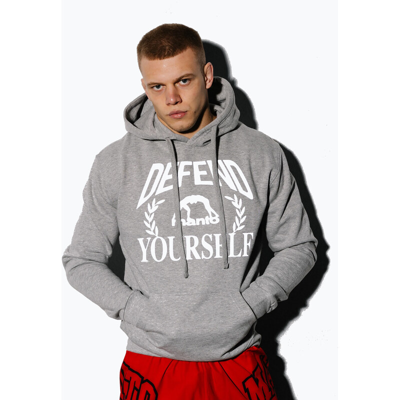 Pánská mikina MANTO Defend Hoody grey