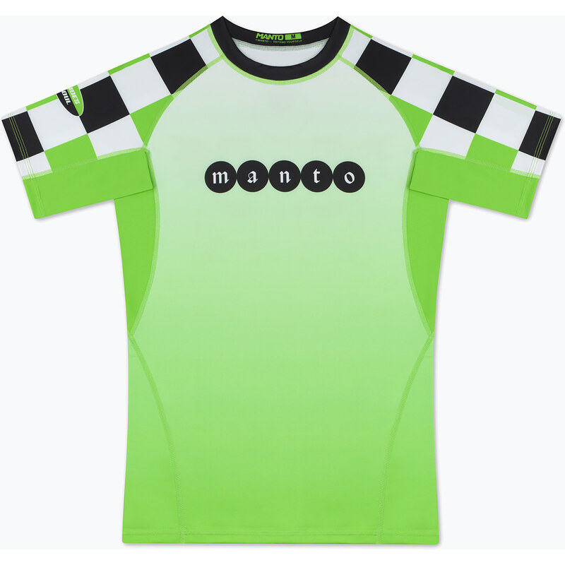 Pánský rashguard MANTO Two Sides green