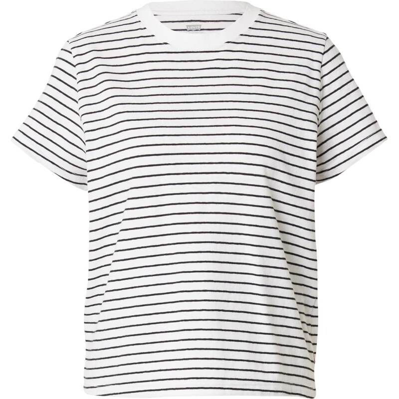 LEVIS  Tričko Favorite Slub Tee černá / bílá
