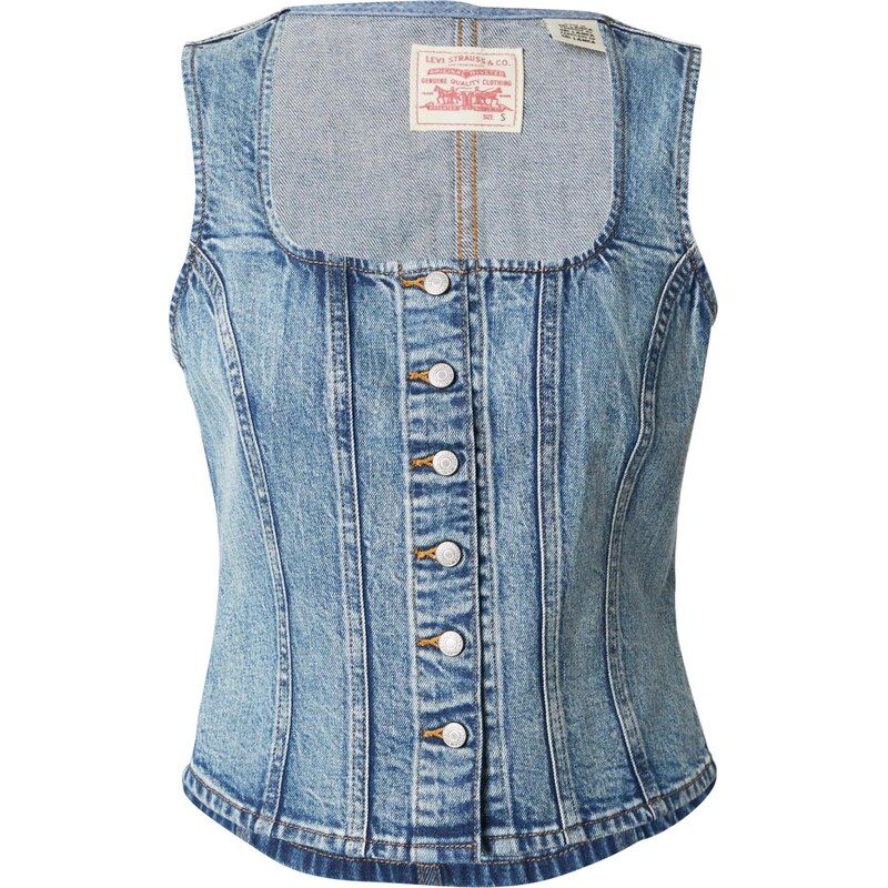LEVIS  Top Sculpted Top modrá džínovina