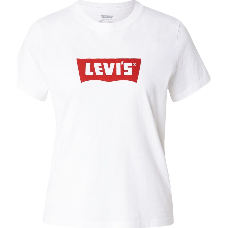 LEVIS  Tričko Graphic Favorite Tee jasně červená / bílá