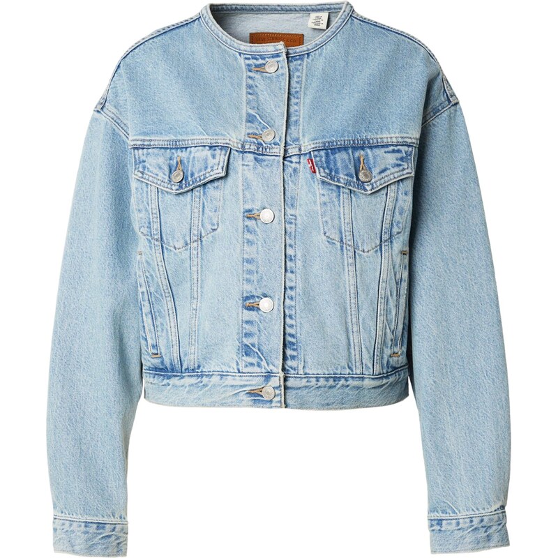 LEVI'S  Přechodná bunda 'Collarless Shrunken '90s Trucker Jacket' modrá džínovina